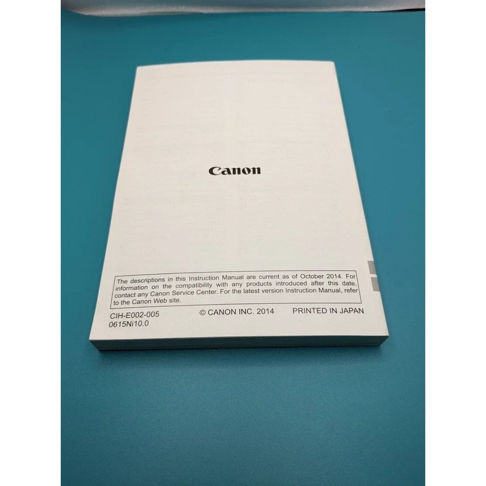 Canon EOS 5D Mark III OEM DSLR Camera Instruction Manual ENGLISH